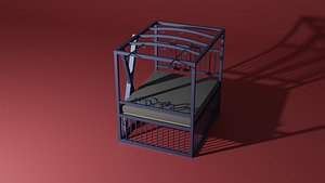 3D BDSM bed model