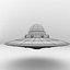 3d model flying saucer