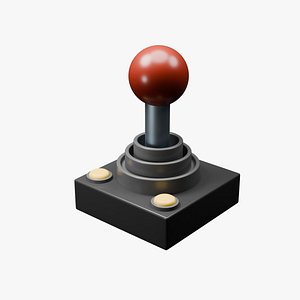 3D Joystick Retro Video Game
