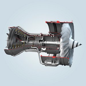 Jet Engine Cutaway
