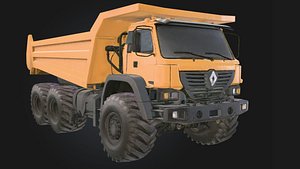 3D model Golden Workhorse Dump Truck 3D Model