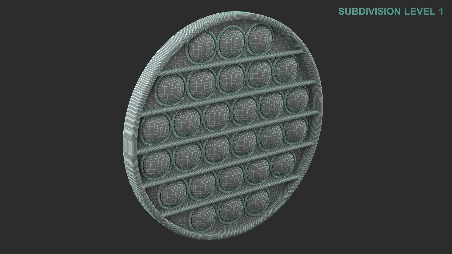 Push Pop Bubble Fidget 3D https://p.turbosquid.com/ts-thumb/Xy/i7QzcH/Cb/wireframe0006/jpg/1632462589/1920x1080/fit_q87/54e160dfd8a7a7388ff1aa1fbdb2a92204b6347c/wireframe0006.jpg