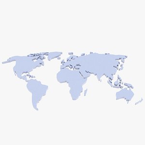 World map 3D