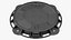Iron Manhole Cover New 3D model