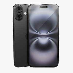 Realistic Apple Iphone 16 Plus Black