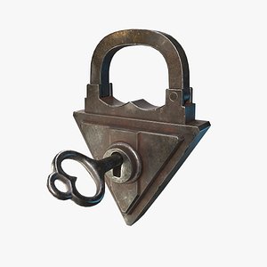 Padlock 7 3D model