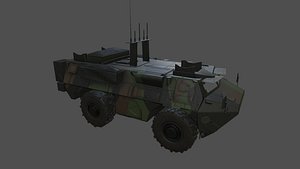 vab armored french 3D model