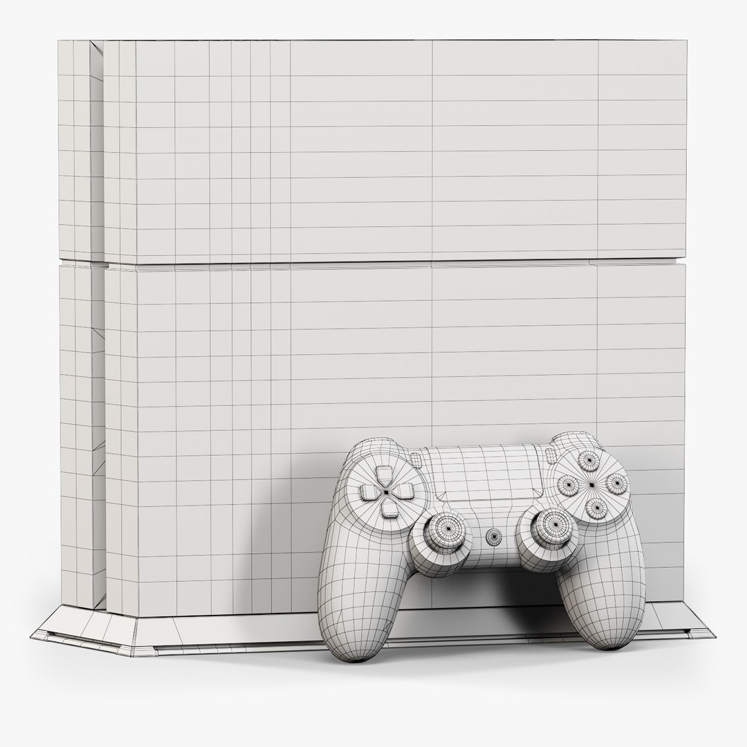 3d model sony playstation 4 stand