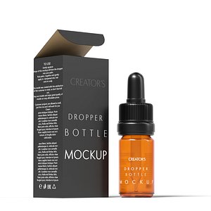 Dropper Bottle Mockup 18 3D