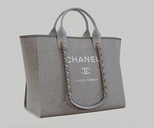 3D model chanel shoper bag