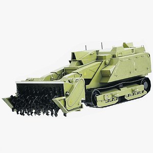 Uran-6 Multifunctional Robotic Demining System - Milling Mine Flail
