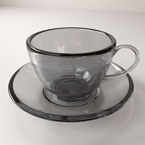 3d cup saucer