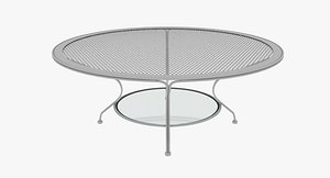 3D table iron coffee model