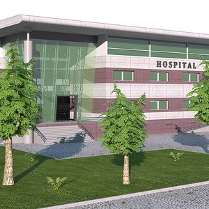 building hospital er 3D model