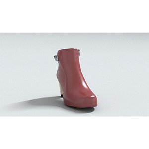 3D laos Female Shoes 02