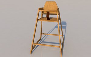 highchair chair seat 3D