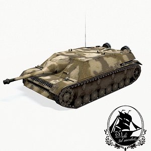 jagdpanzer iv tank 3d model