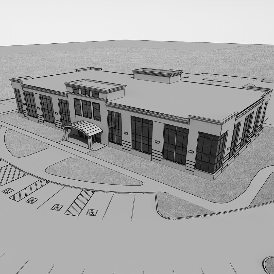 Office Buildings Model - TurboSquid 1200322