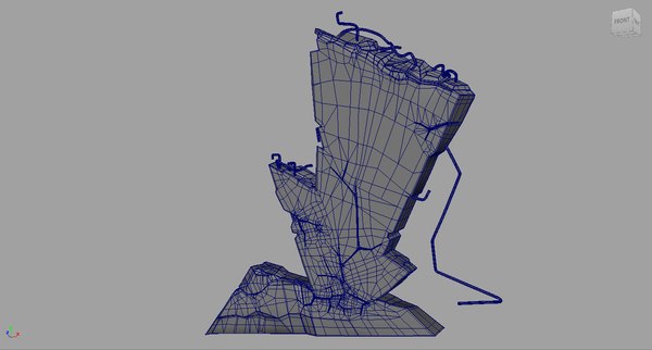 modelo 3d Pared rota gratis - TurboSquid 1396131