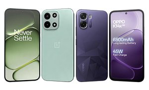 OnePlus Turbo 6 Green And OPPO K14x 5G Violet