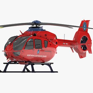 3D Eurocopter EC-135 Northern Lighthouse Board L1942 model