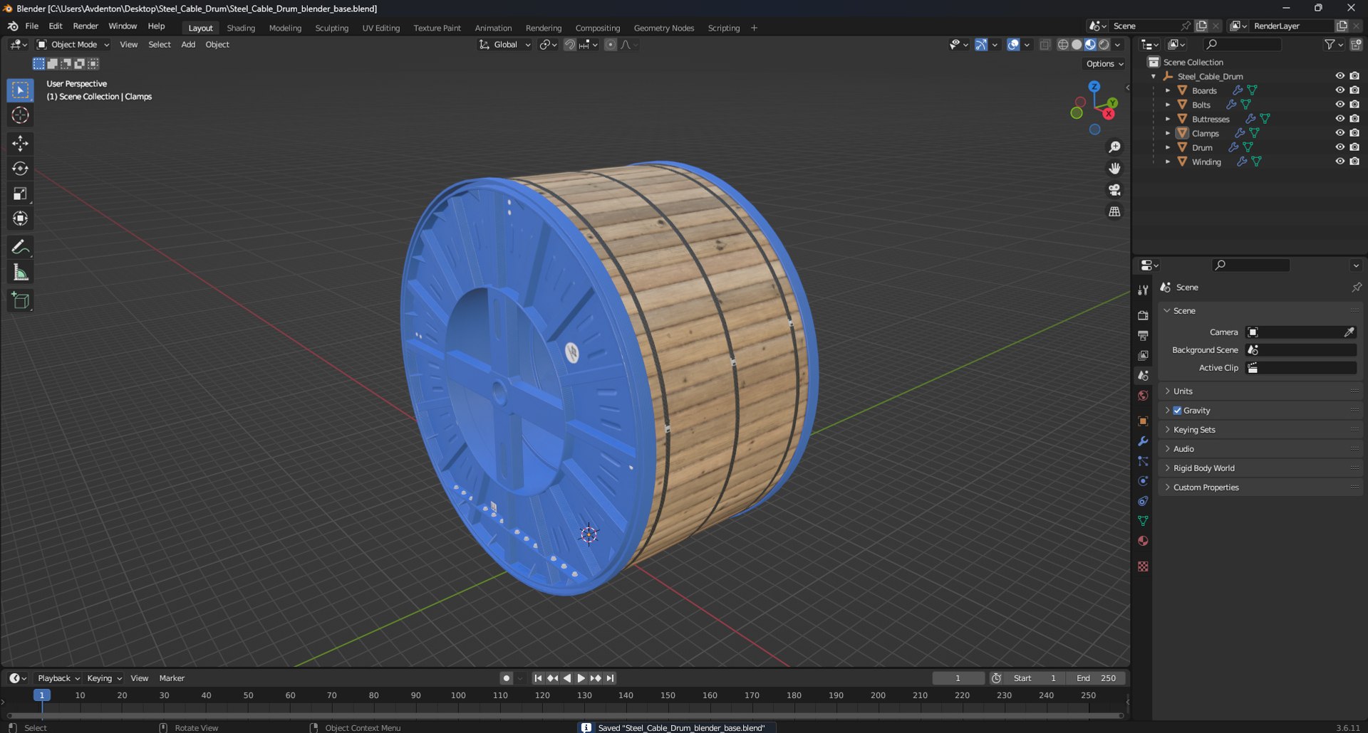 3D model Steel Cable Drum https://p.turbosquid.com/ts-thumb/Xz/IDNraZ/aa/steelcabledrumvray3dmodel022/jpg/1724714936/1920x1080/fit_q87/53b7fe3af17871bfc01748b9d59431f7c3f3cb79/steelcabledrumvray3dmodel022.jpg