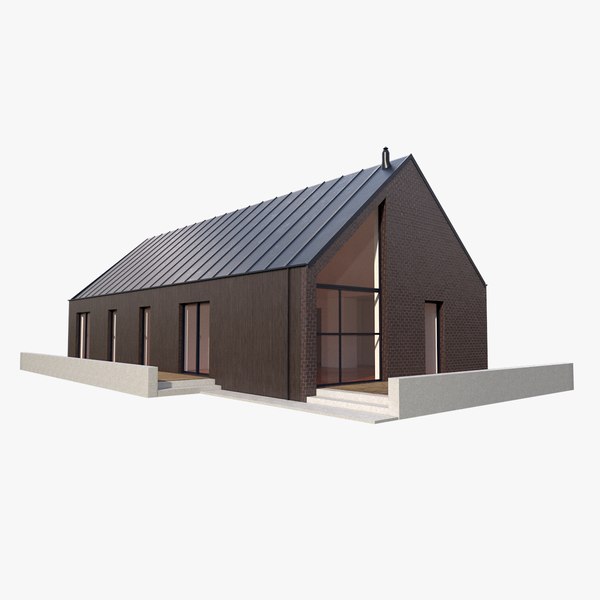 3D model Modern Barn Style House