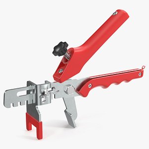Tile Leveling Pliers With Clip Red