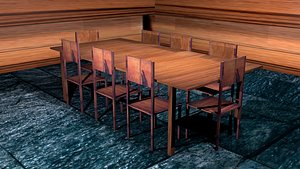 kitchen table 3D