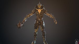 3D model character destroyer
