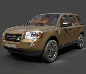 3D Land Rover LR2  Freelander 2 - Hyper-Detailed 3D Model