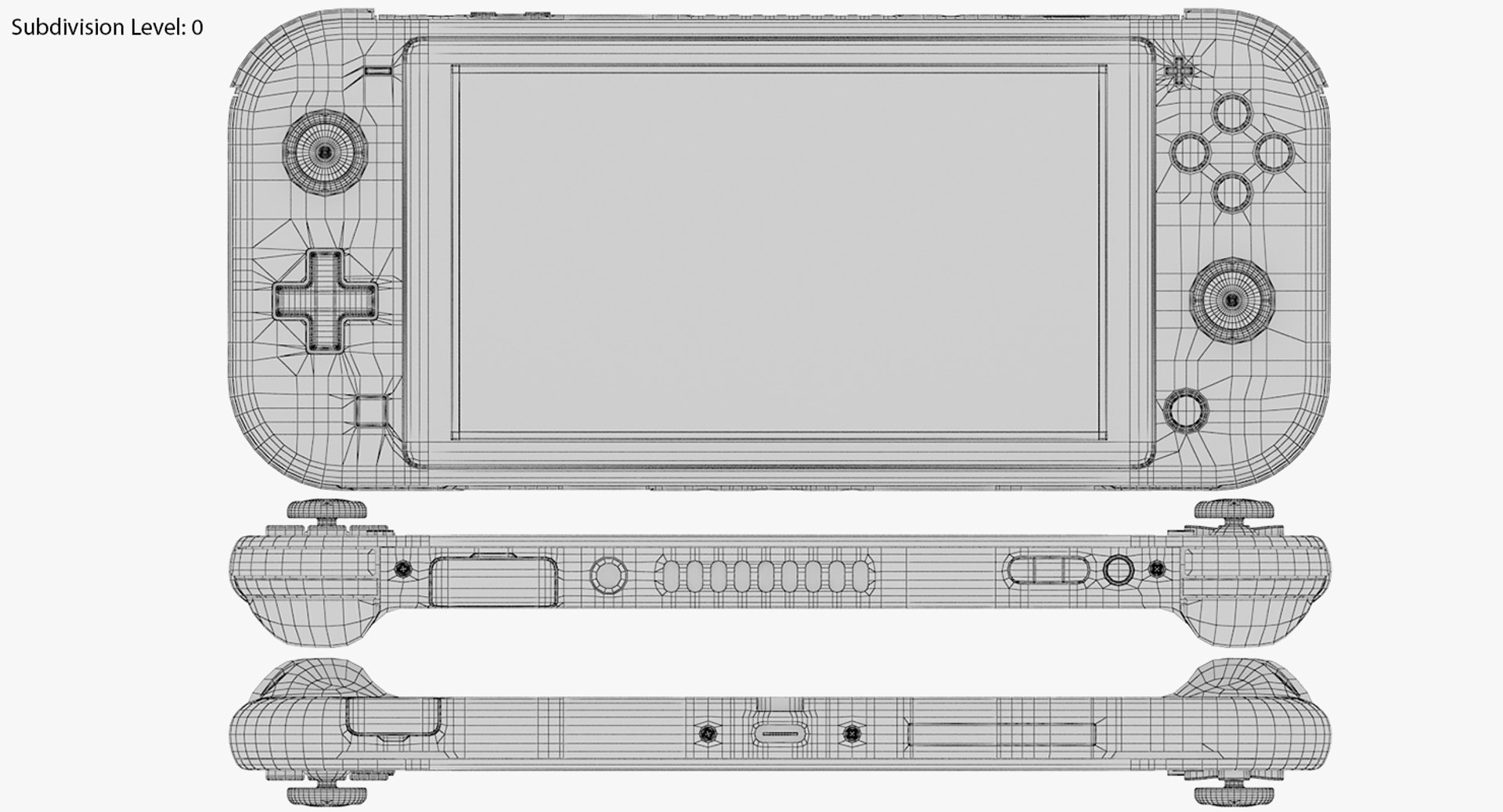 Realistic Nintendo Switch Lite 3d Model Turbosquid 1429039 4926