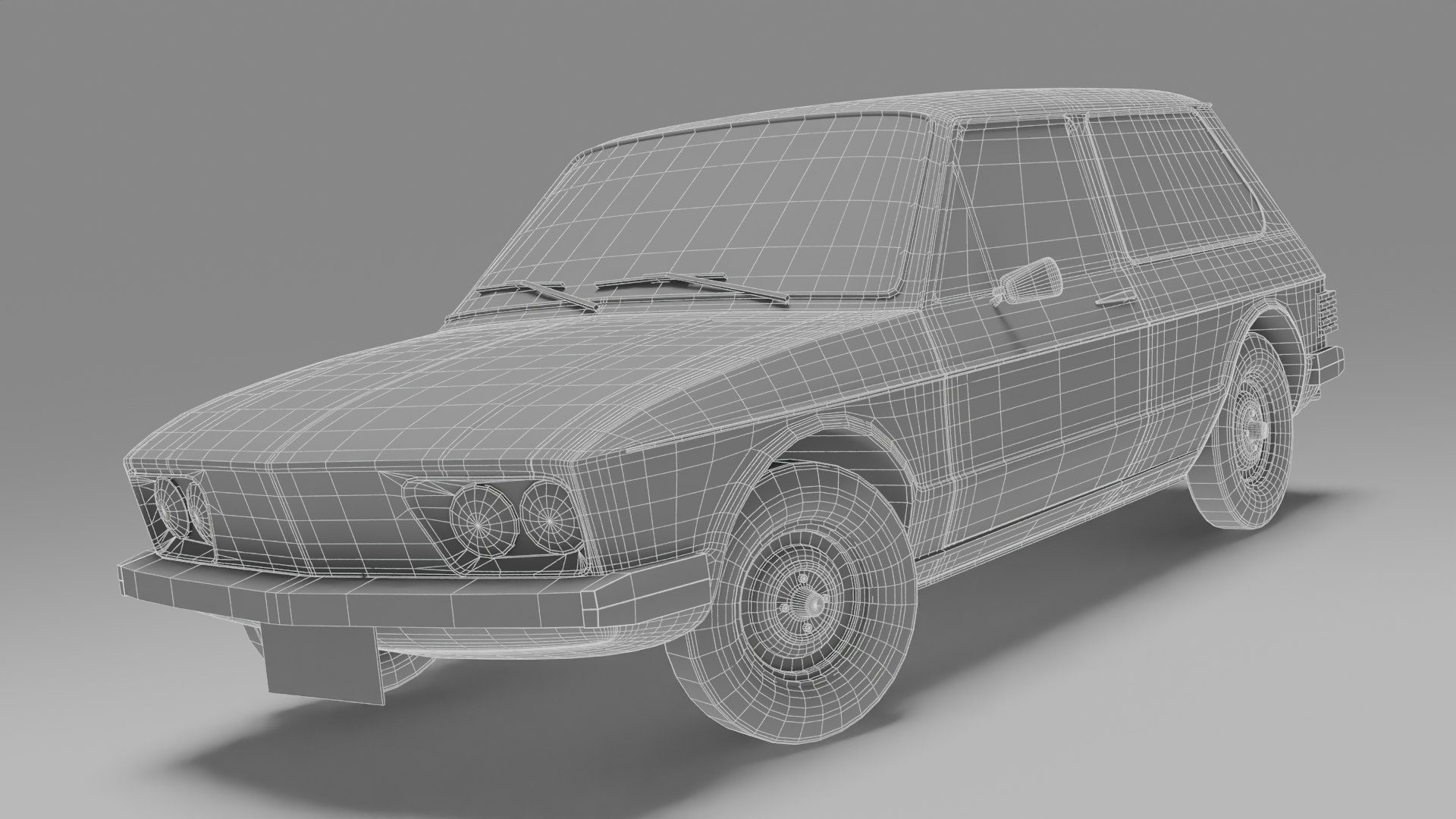 Volkswagen Brasilia 1981 Model - TurboSquid 1981087