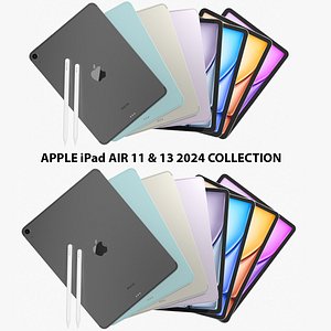 Apple iPad Air 2024 Collection 3D model