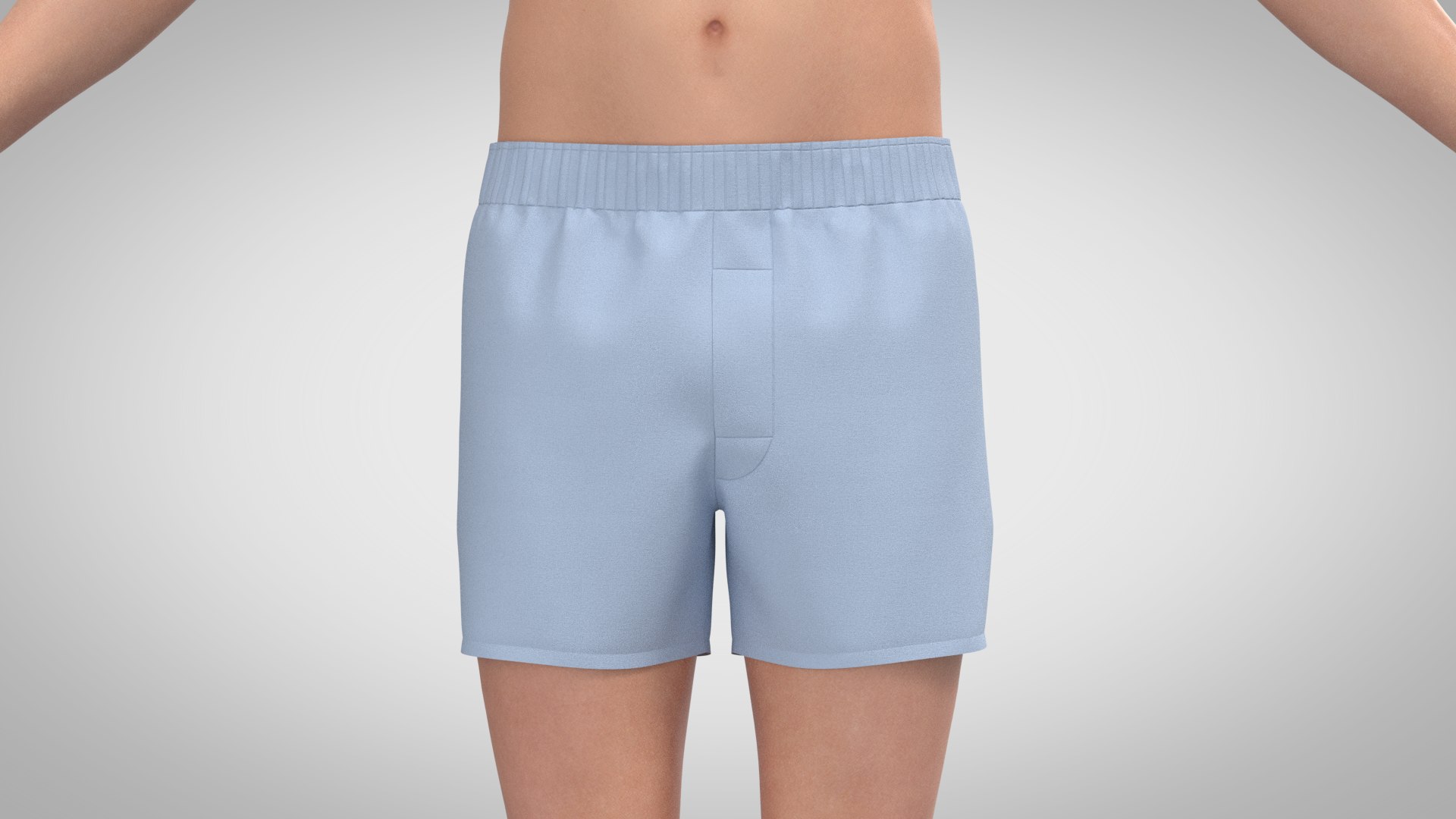 3D Woven Boxer Shorts Model - TurboSquid 1853444