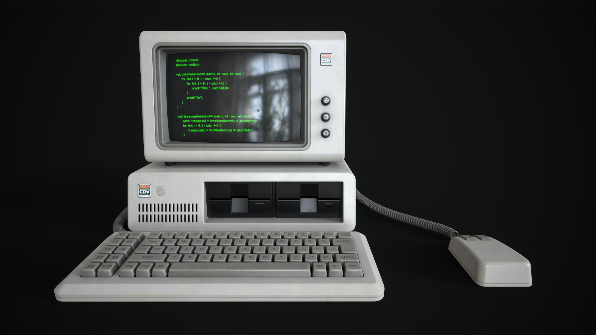 Reto Computer 80s 3D Model - TurboSquid 2154867
