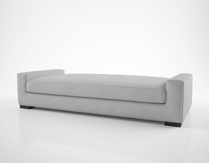 modern modena bench 3D