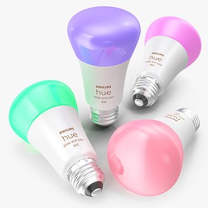 Philips Hue White and Color Ambiance Smart 4 Bulb Kit
