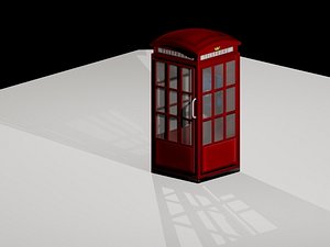 british cabin 3d model