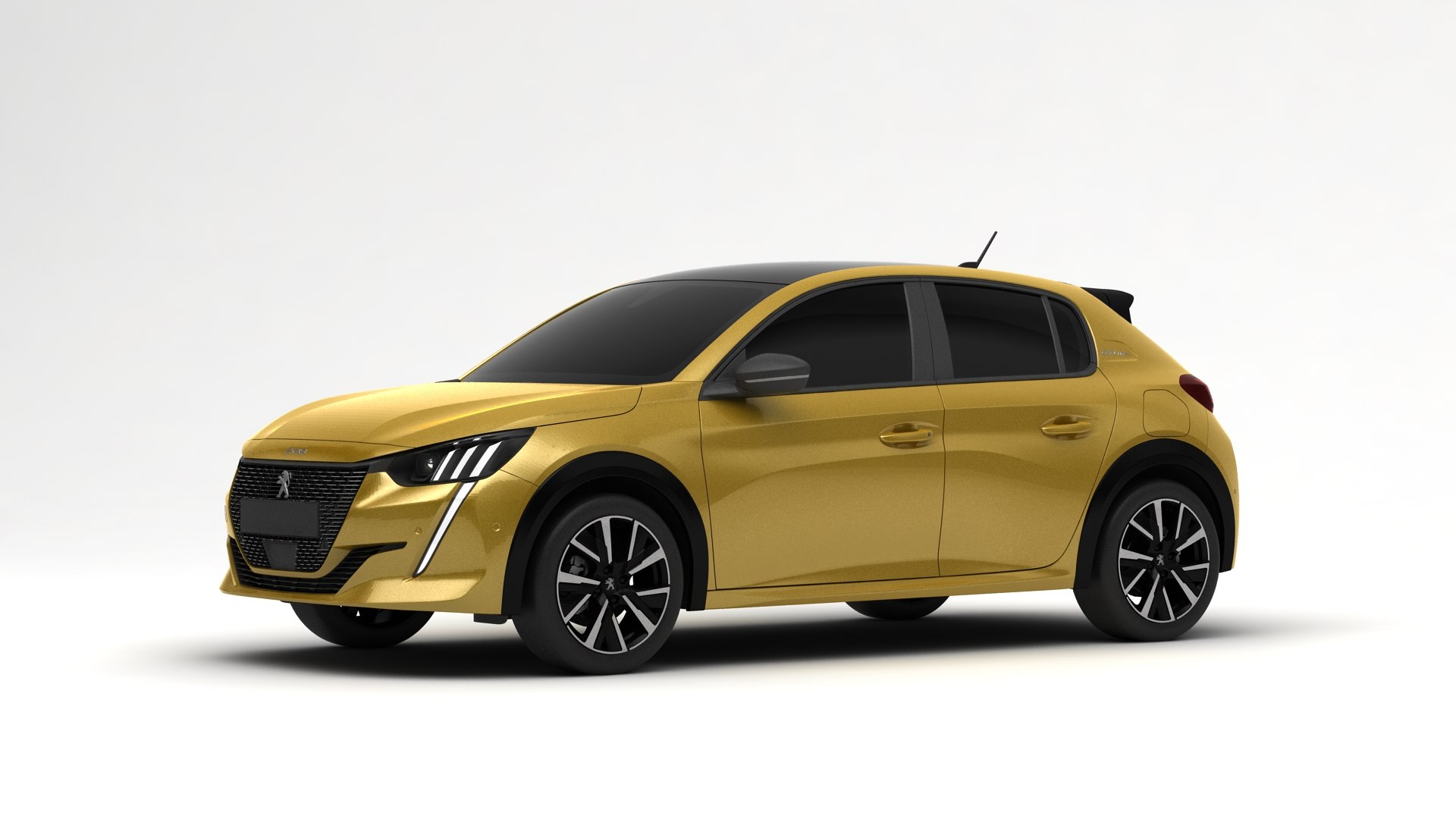 3D Peugeot 208 2021 Model - TurboSquid 1838213