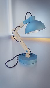 3D desk lamp