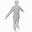 Homem de negócios masculino casual equipado animad