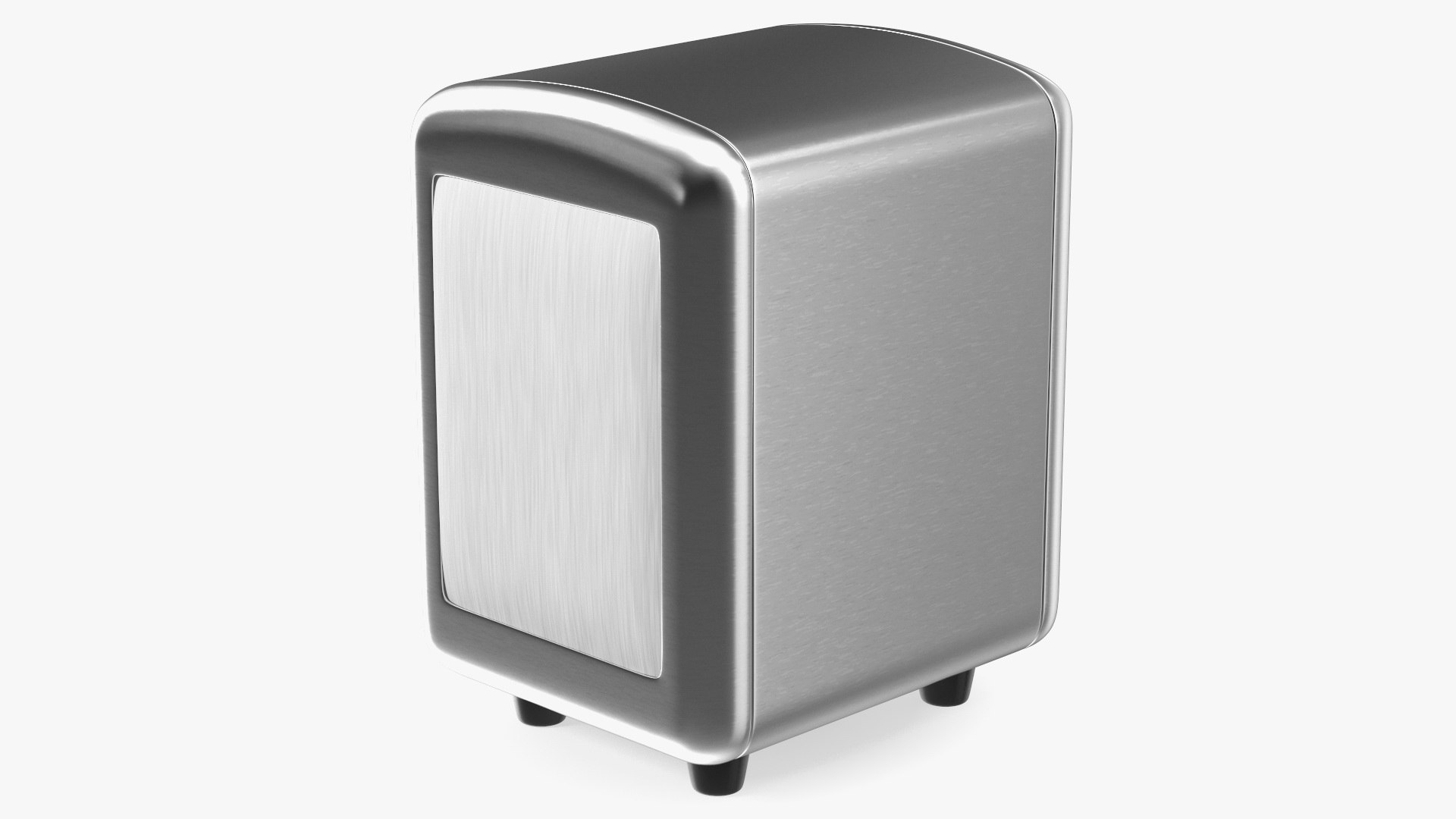 Stainless Steel Bar Napkin Holder 3D model preview