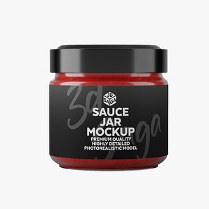 Sauce Jar 3D model