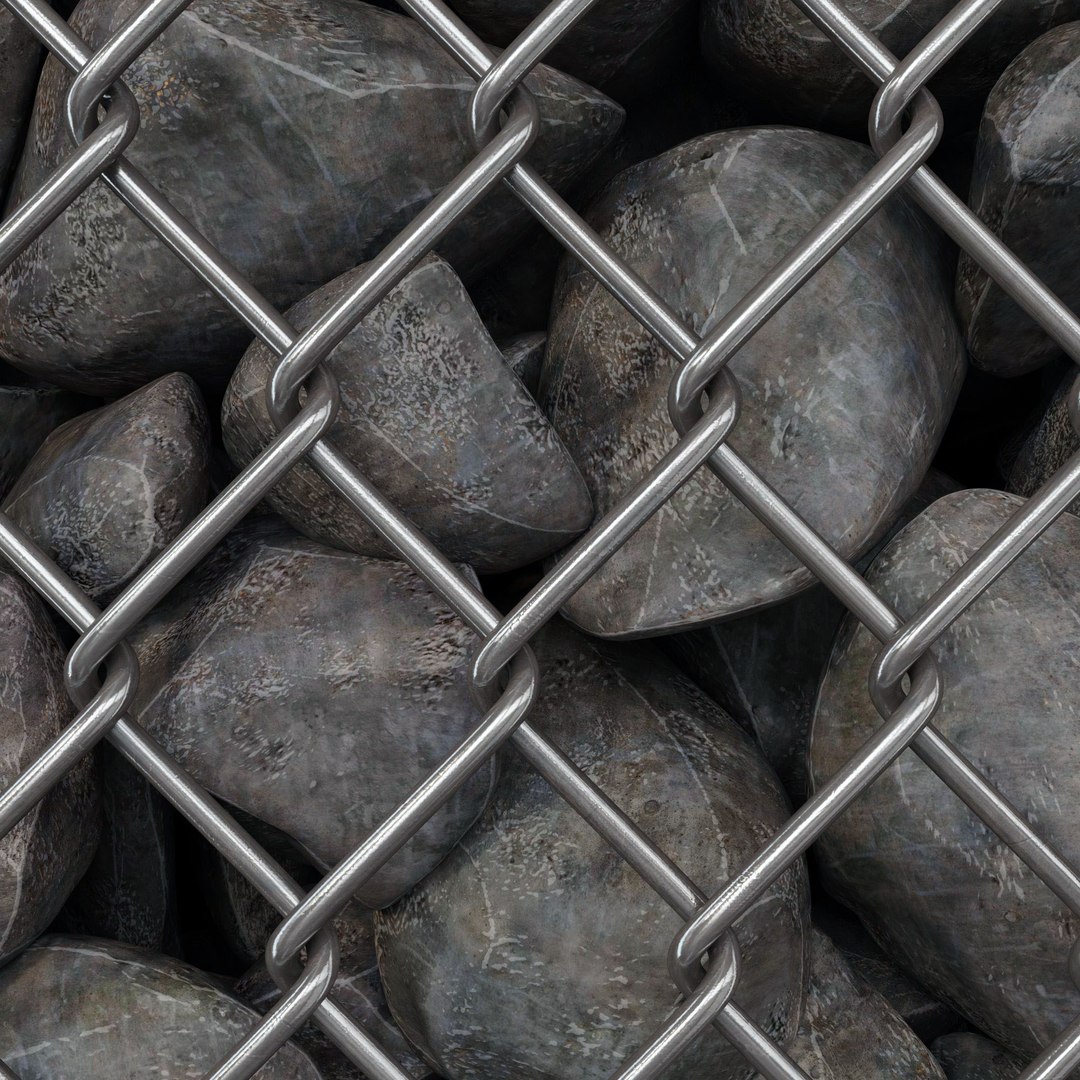 Gabion Cage Rock Stone N1 3D Model - TurboSquid 1851073