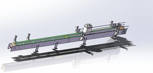 labeling machine assembly line model