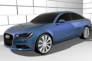 3d audi a6 2012
