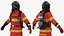 Rigged Firefighters Collection 2 for Cinema 4D