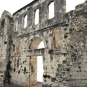 Ancient Walls Architecture 16K 3D model