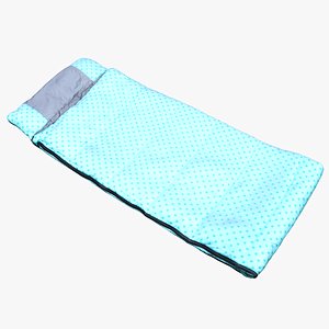 3D sleeping bag model